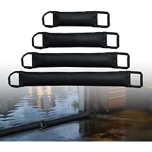 Water Activated Flood Barriers - Sandless Sand Bags with Handles, 3/4/6/8ft Sizes for Home Garage Kitchen Bathroom Flood Protection 6ft Flood Barrier 5-PK