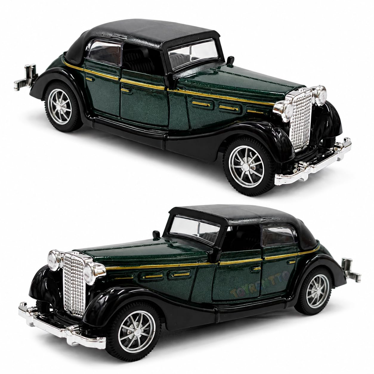 Vintage Die Cast Car Model - Pull Back Action -13