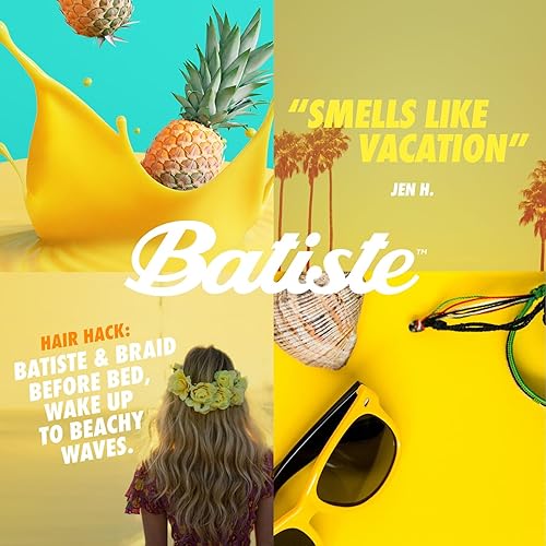 Miniatura 7 de Batiste Champú seco tropical, champú sin agua, 3.81 onzas, paquete de 3