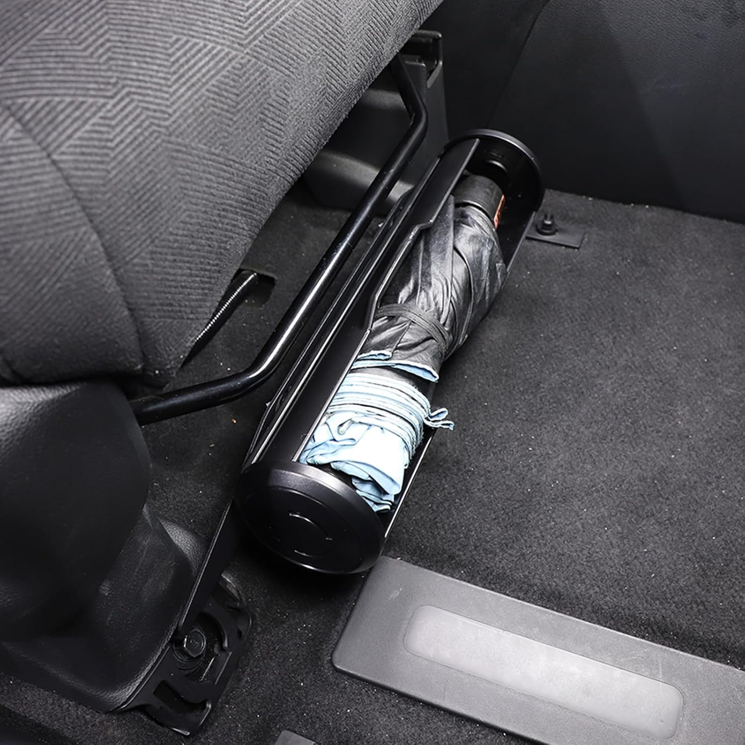 Aluminum Alloy Multifunction Car Co-pilot Under Seat Umbrella Holder,for Honda Pilot 2016-2022,Honda Passport 2019-2023,Honda Ridgeline 2017-2023,Car Truck Under Seat Umbrella Storage Holder