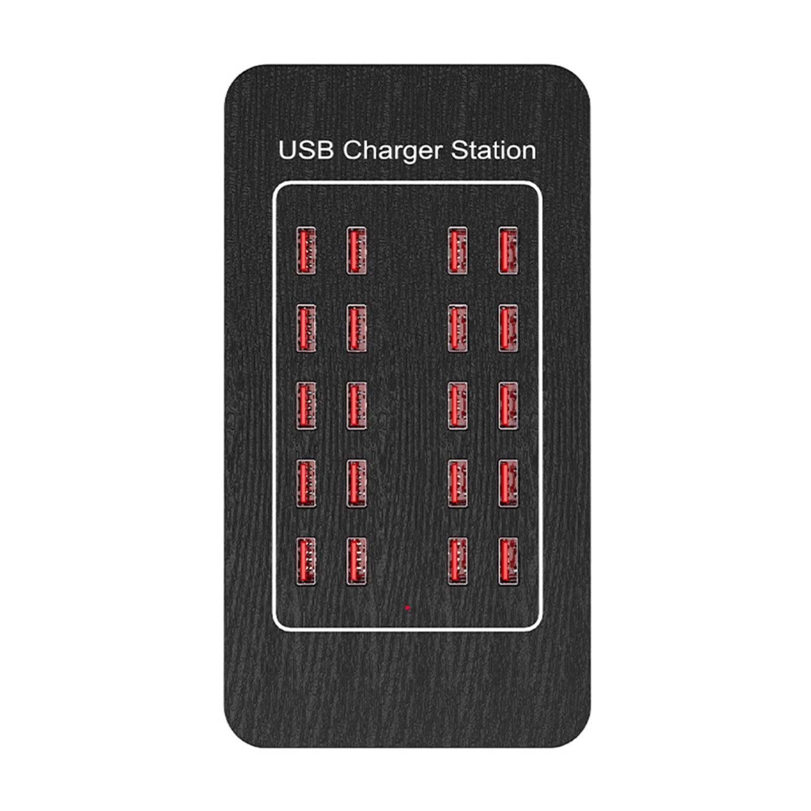 Caricabatterie multiporta da 100 W Caricatore multiporta ad alta potenza 20 porte 30 porte Caricatore 40 porte Caricatore multiporta USB di ricarica 1A2A,20
