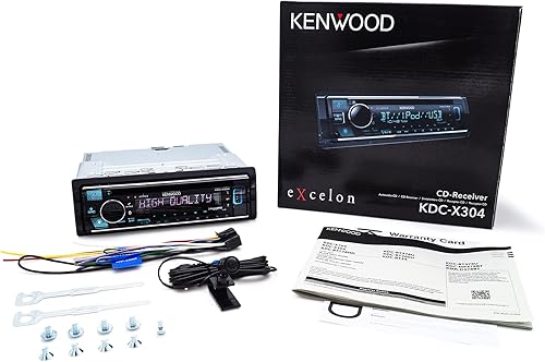 Miniatura 4 de Kenwood KDC-X304 eXcelon - Receptor estéreo para automóvil con Bluetooth manos libres, radio AMFM, USB, Tienda Alexa integrado, iluminación de color