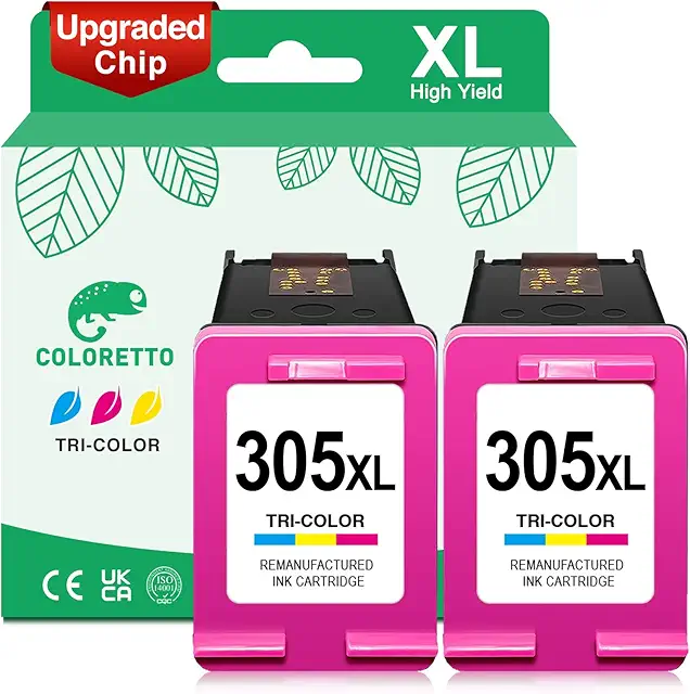 Cartouche HP 305 XL Couleur - Compatible DeskJet 2823e et Séries