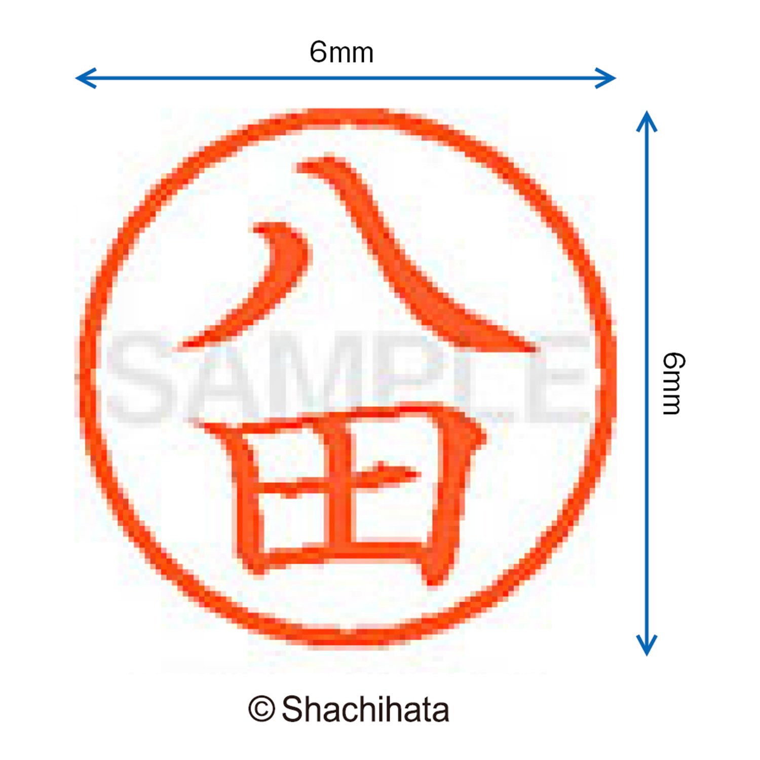 6 Mm Uno XL-6 6 Correction Marquer Le Visage D'un Joint Nom