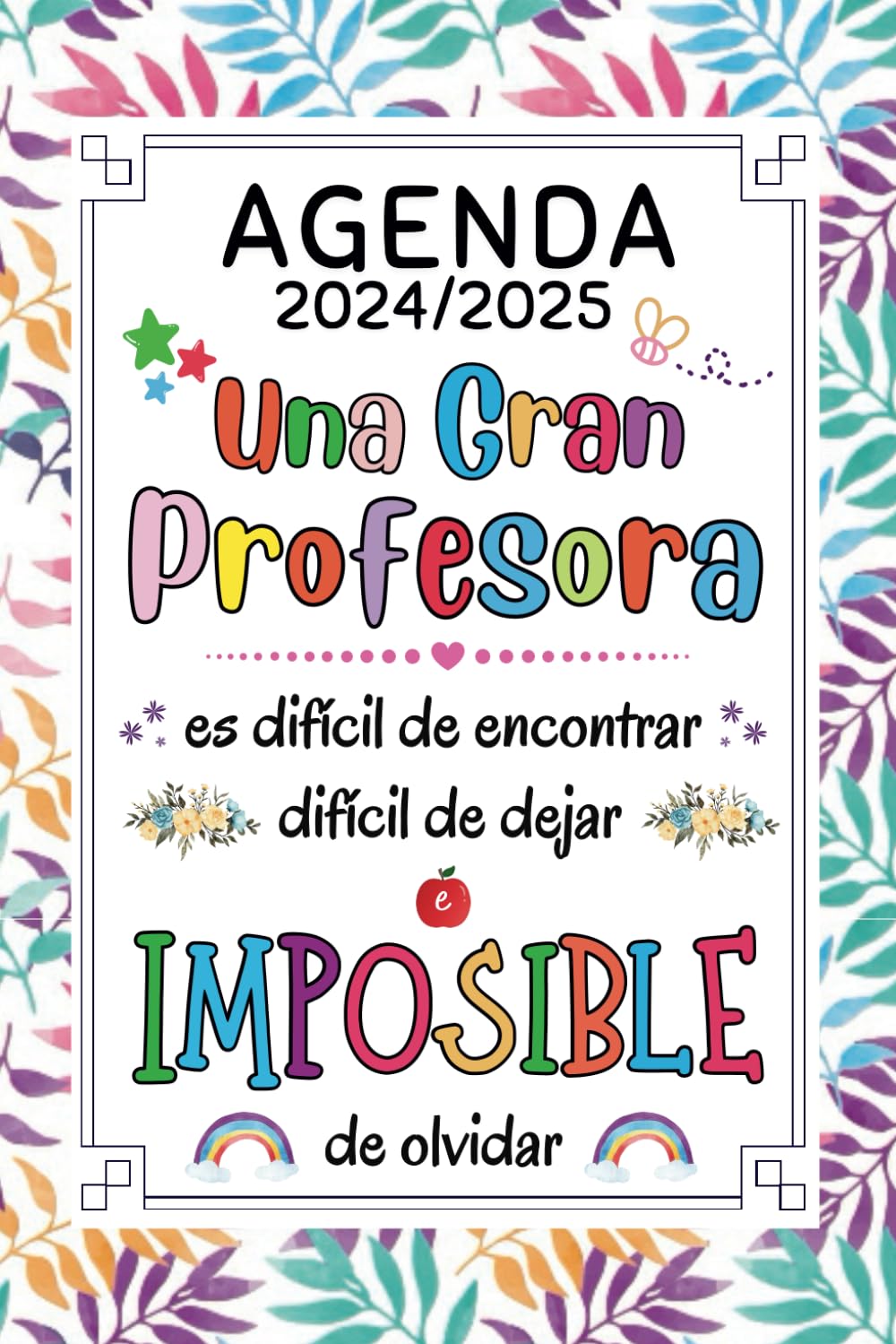 AGENDA PROFESORA 2024 2025: REGALO PROFESOR