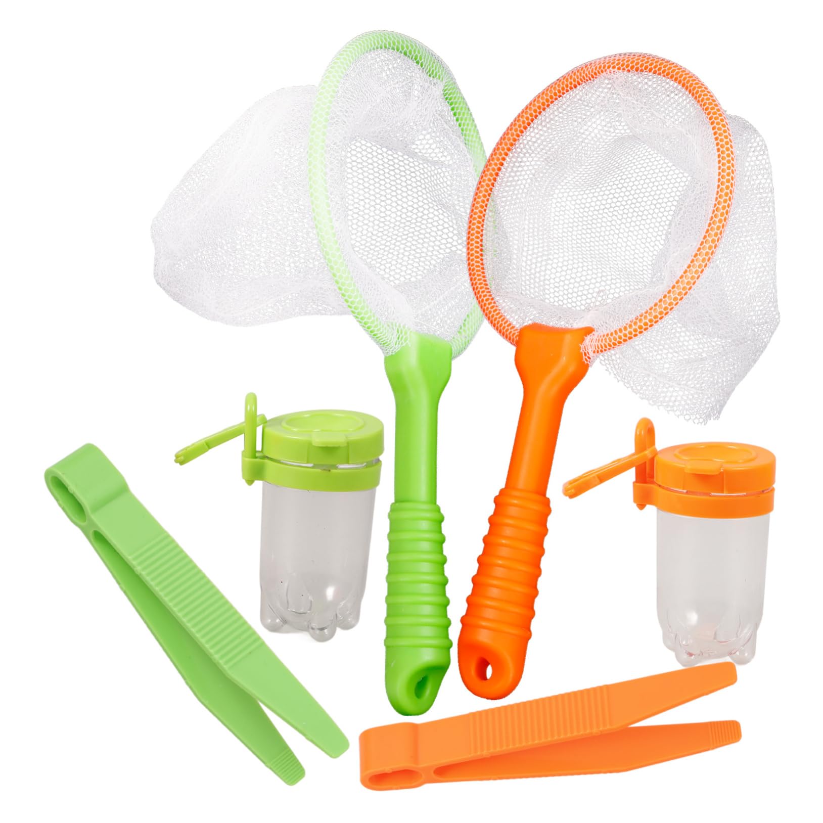 Toddmomy 2 Sets Catcher Kit Quick-Release Catching Tool for Boys and Girls Mesh Cage and Observation Bottle