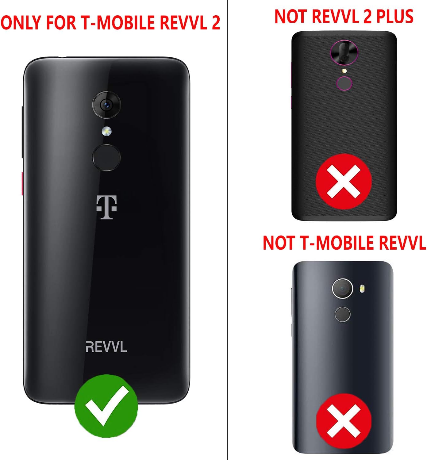 Compatible for Circlemalls Revvl 2 Case, with [Tempered Glass Screen Protector] Heavy Duty Drop Protection [Combo Holster] Rugged Belt Clip Phone Cover with Built-in Kickstand and Stylus Pen- Camo