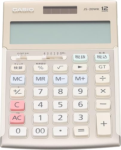 Miniatura 10 de Casio Full-Scale práctica Calculadora verificación, tipo de Just de cálculo de impuestos js-20wk-gd de 12dígitos