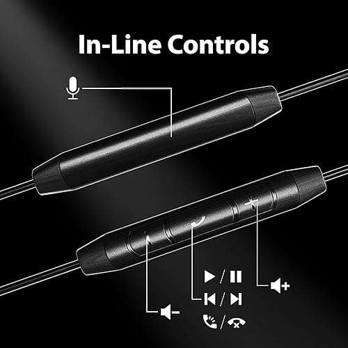 Miniatura 5 de Avantree Paquete Resove-L y TW106: auriculares con cable Lightning y control de volumen en línea, diseñados para oídos pequeños a medianos, gran
