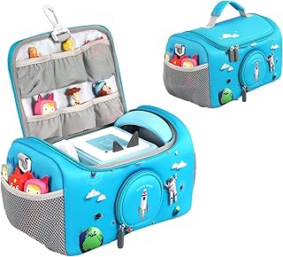 Carrying Case for Toniebox Starter Set, Storage Carrier Bag for Toniebox Audio Player Carrying Box for Toniebox Accessories Travel Carrying Bag for Toniebox (Blue)