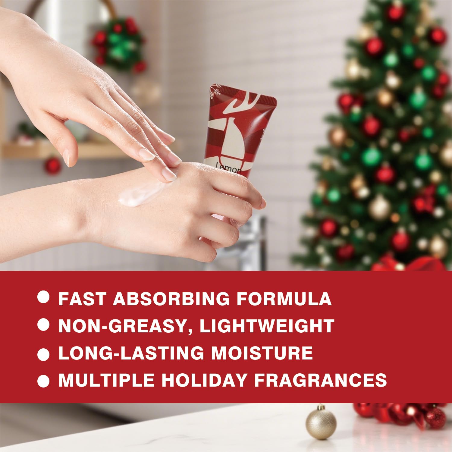 selection of tubes and bottles from the advent calendar