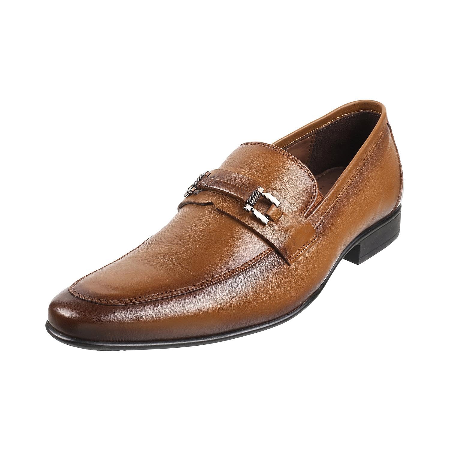 Mochi Men Tan Leather Moccasin/Formal Shoes UK/5 EU/39 (19-145) (B0CPTFN6P6) Amazon Price History, Amazon Price Tracker