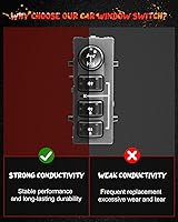 Vista 6 de CCIYU Interruptor selector de caja de transferencia 4X4 compatible con Hummer H2 2003-2007 Reemplaza 19259310, interruptor del controlador de rueda