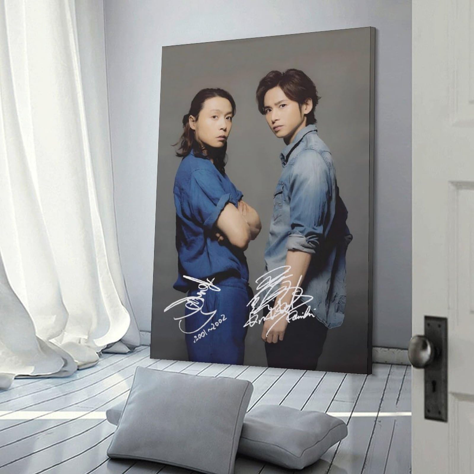 Amazon.co.jp: 堂本剛＆堂本光直筆サイン入りフッ写真アートポスター