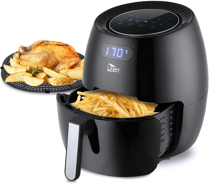 Friggitrice ad aria 6.5l uten friggitrice ad aria calda senza olio con touch screen lcd uten B07W5MKTHJ