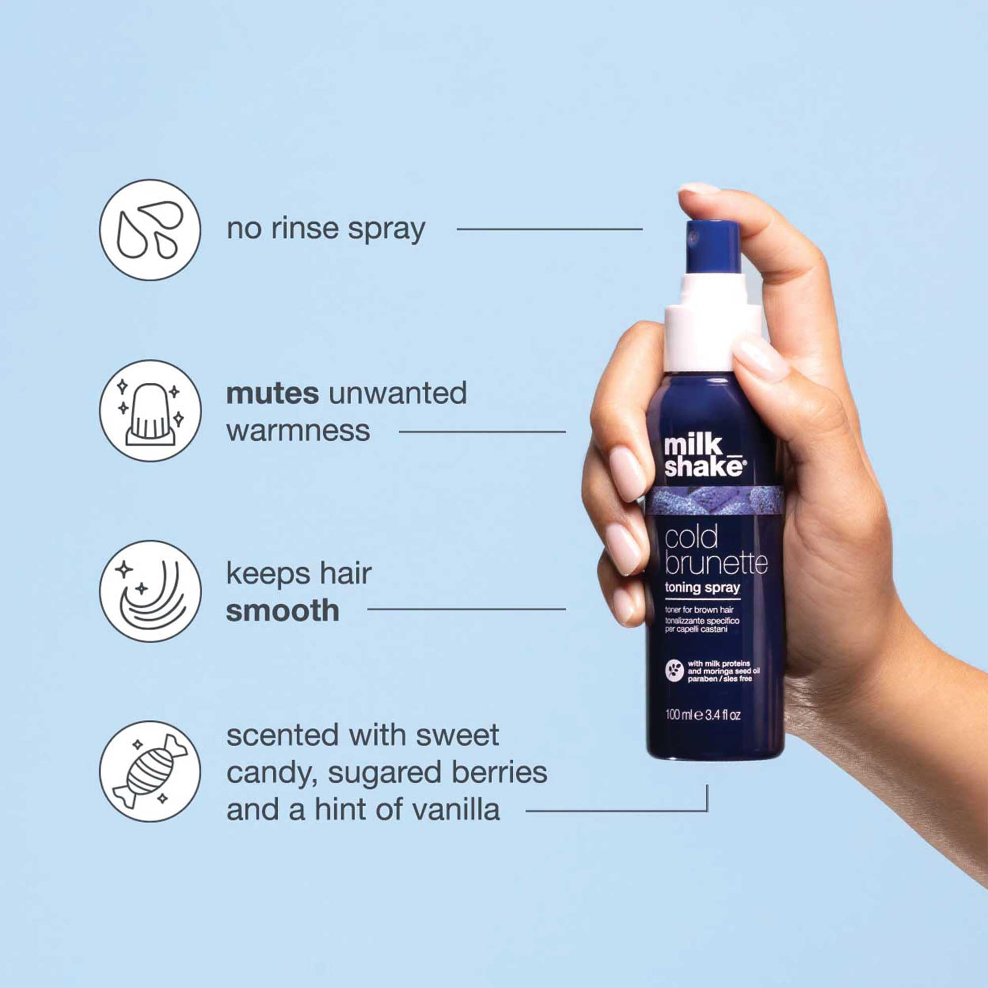 MILK SHAKE Cold Brunette Toning Spray 100 ml