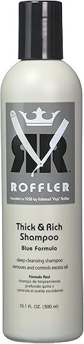 Roffler Champú Roffler Thick & Rich Blue Shampoo 10.1oz - Champú Roffler Blue