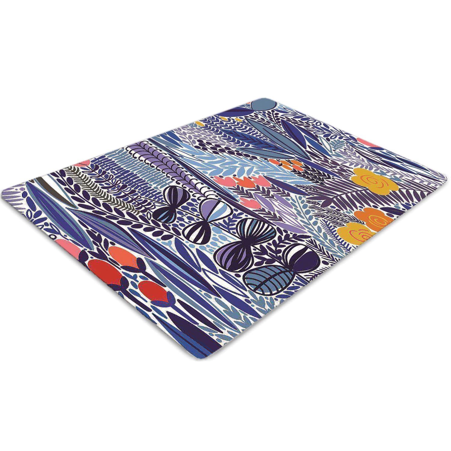 Tapis de chaise pour bureau à la maison motif exotique
