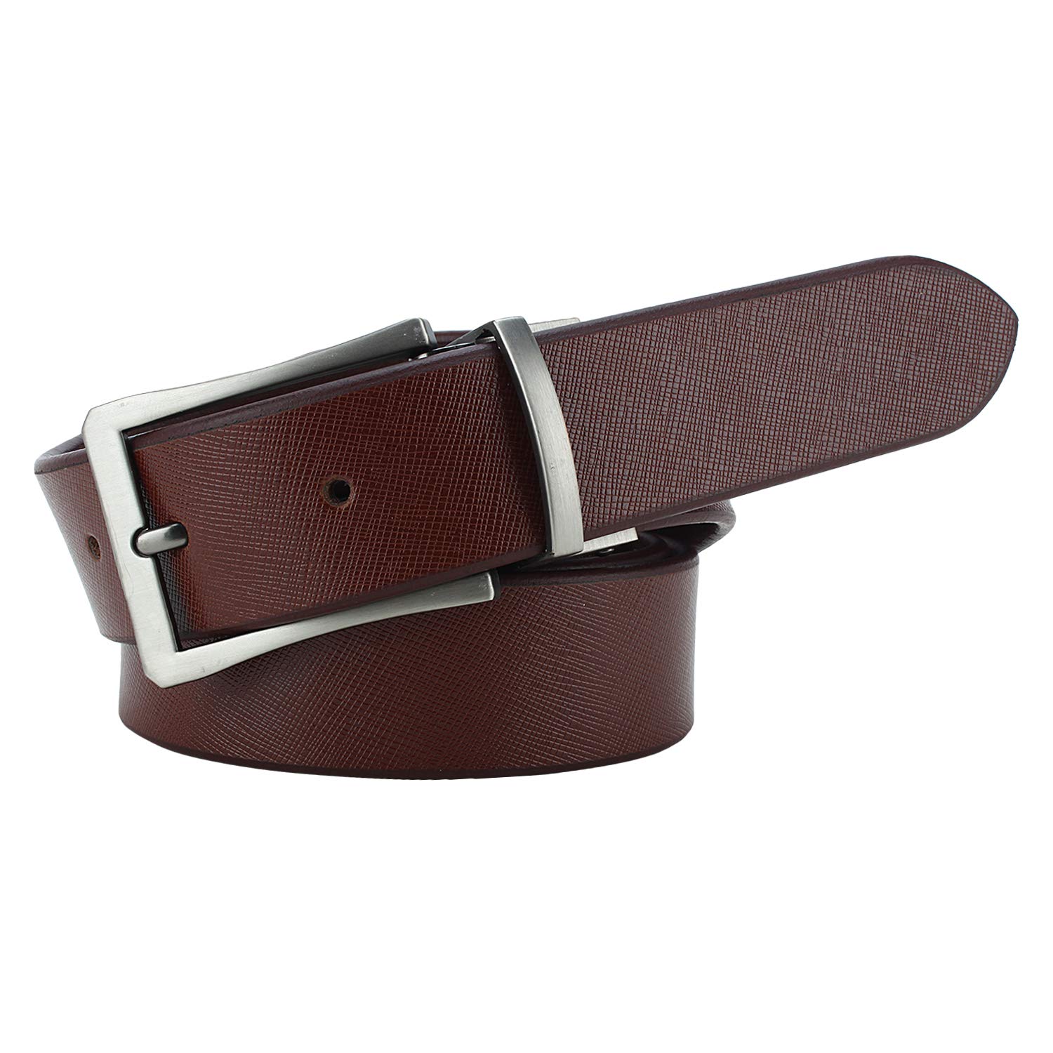 Rosset Men's Brown Casual Leather Belt (Rosset_Belt_07)