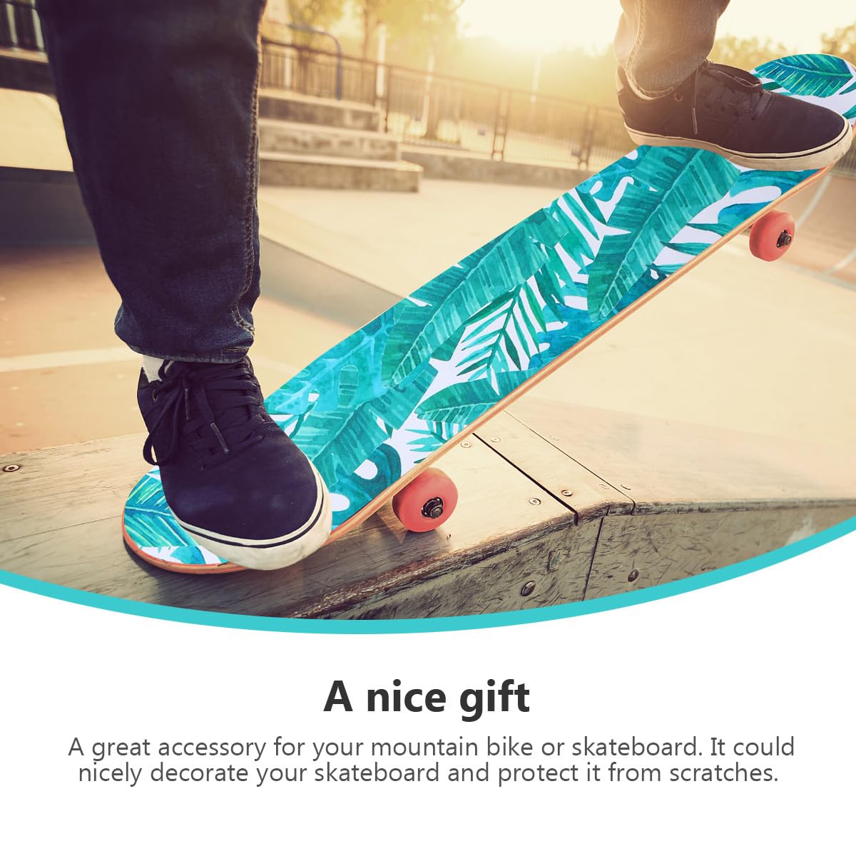 HANABASS Sticker Décoratif Mat Épaissi pour Scooter et Skateboard Autocollant Antidérapant Résistant à Usure Personnalisation Longue Durée pour Planche à Roulettes et Longboard