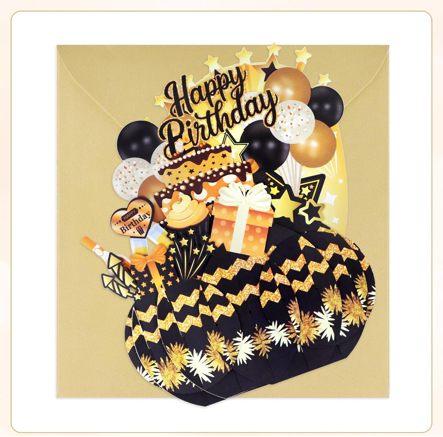 FaCraft Pop Up Birthday Card - 3D Funny Handmade Happy Birthday Pop Up Cards Gift with Envelope, for All Age, Kids Adults, for Her Girls Boys Men Women Son Daughter Mom Dad Boss - Image 8