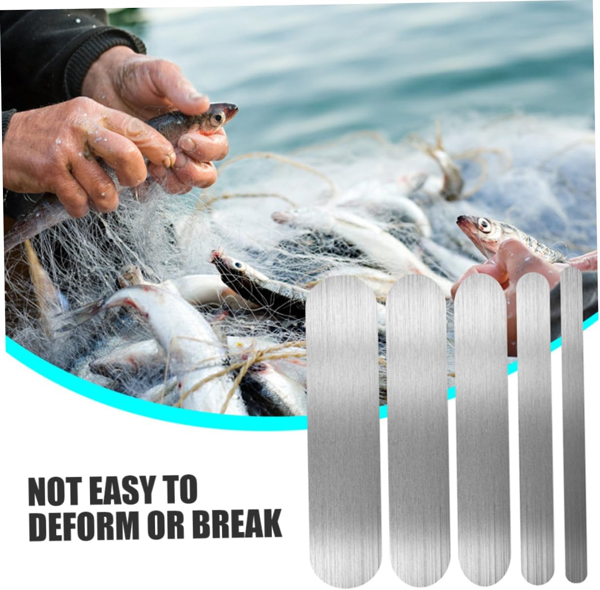5pcs Net Weaving Shuttles Fishing Repair Tools for Mending Nets for Fishing Enthusiasts and Collectors Includes