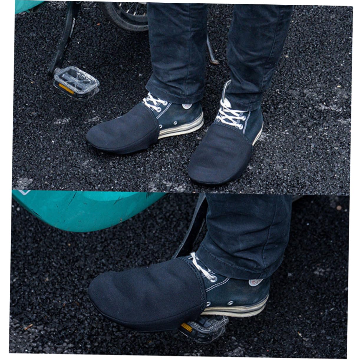 Toddmomy 6 Paare Accesorios para Bicicletas Fahrrad Zubehör MTB-zubehör Fahrradzubehör Überschuhe Aus Nylon Zum Radfahren Outdoor-überschuhe Rutschfester Überschuh Beinsätze Winddicht