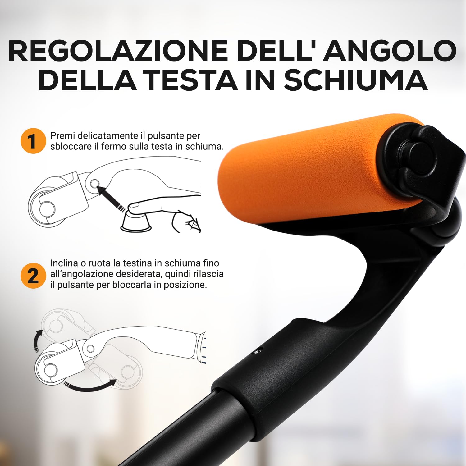 EZPIK Spalma crema schiena estensibile fino a 58 cm (design curvo) – Applicatore crema per anziani con mobilità ridotta – Ideale per oli, lozioni e protezione solare