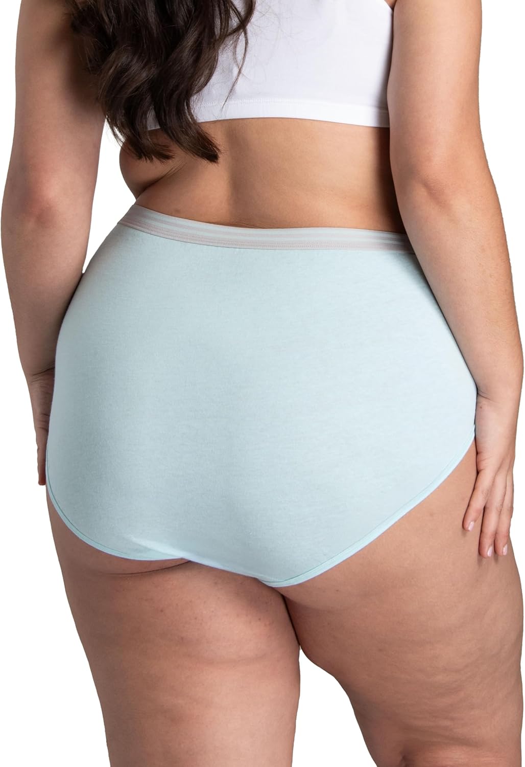 Fruit of the Loom Women's Plus Size Underwear Briefs, Fit for Me, Designed to Fit Your Curves - Image 4