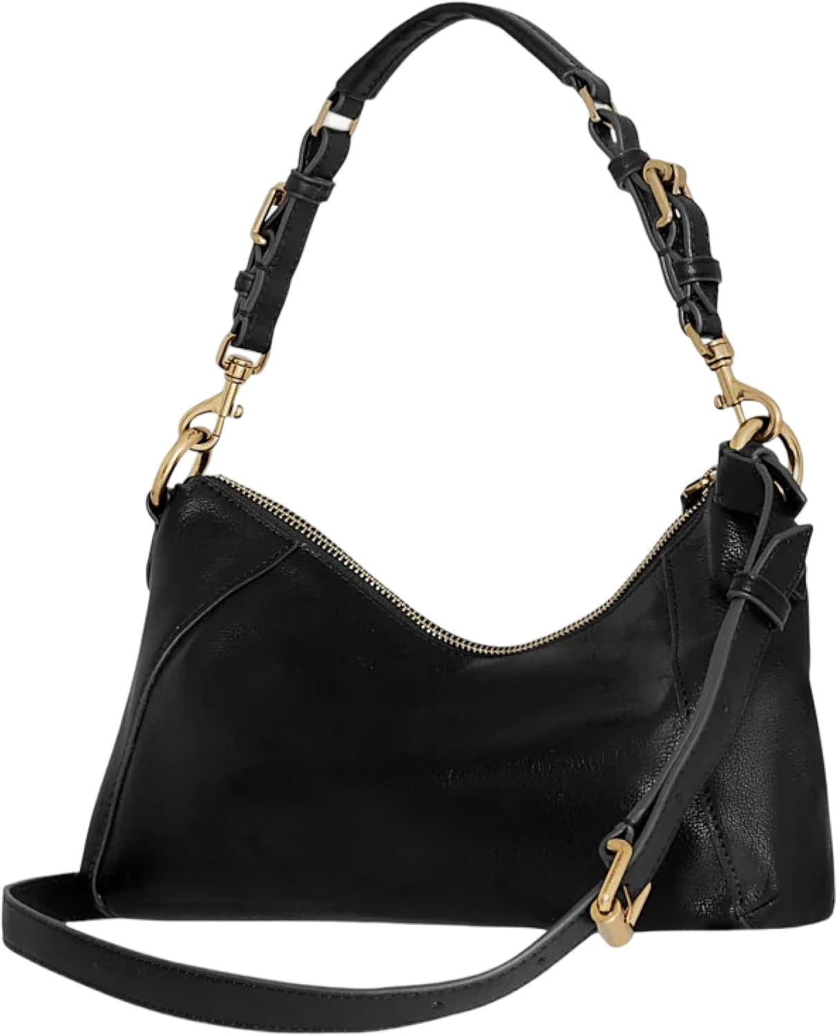 Rebecca Minkoff Rivington Small Shoulder Bag, Women's Leather Handbag with Antique Brass Hardware - Image 3