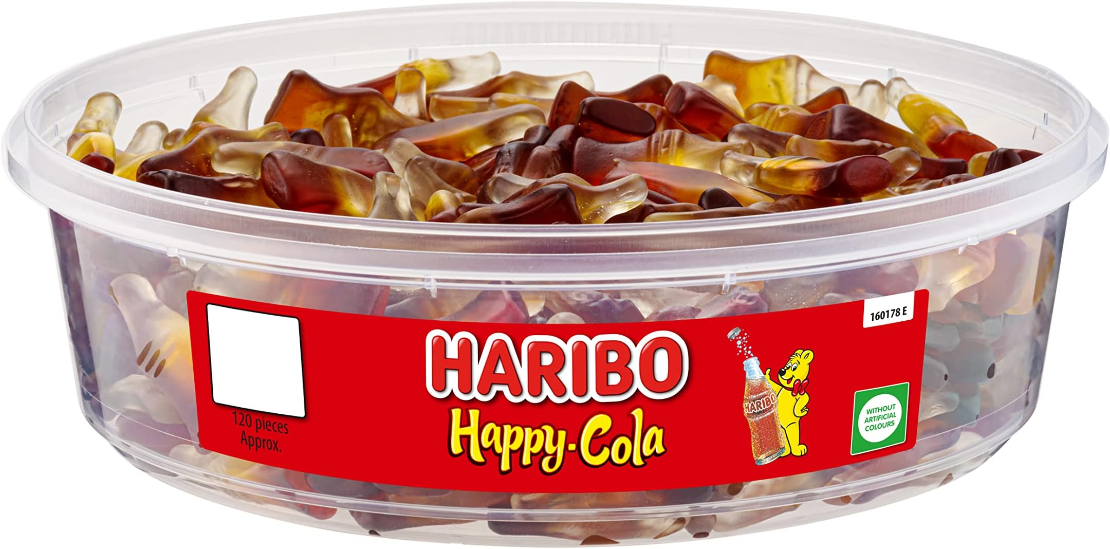 Happy Cola x 120 Pieces (492g) Sweets Tub