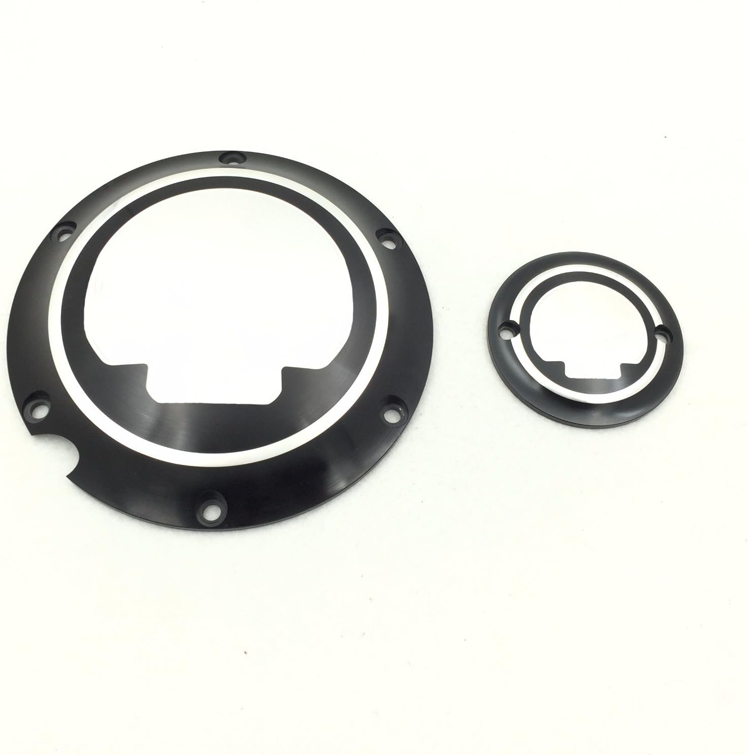 SMT-Black Chrome Skull Engine Derby Timer Cover Compatible With Harley Davidson XL1200C Sportster 883 XL 1200X Forty-Eight Seventy Two Roadster Iron [B07F4T8M49]