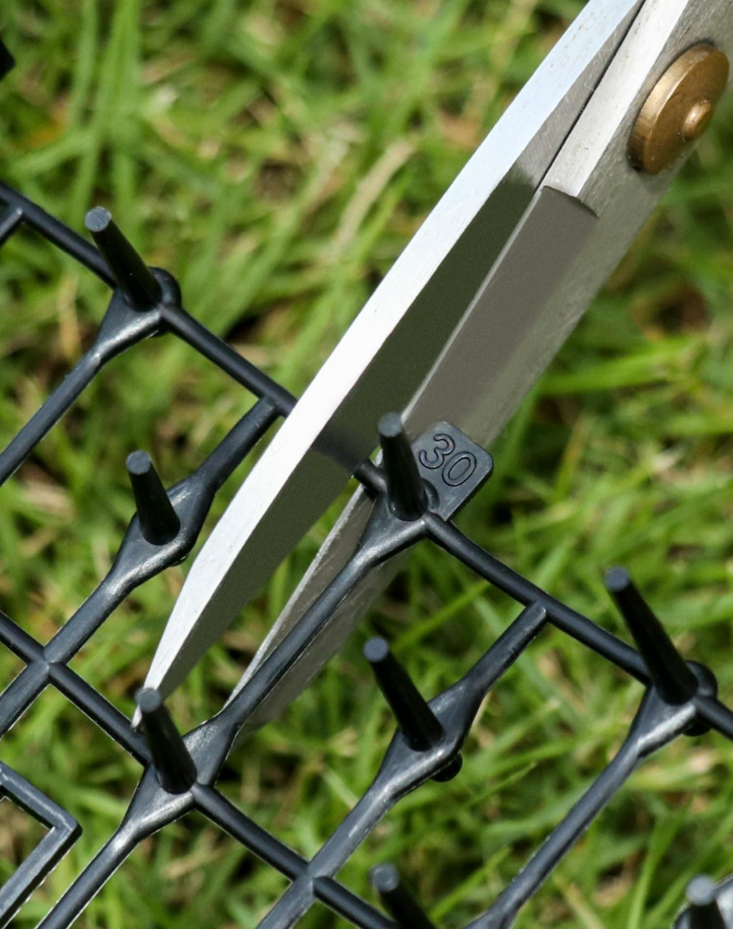 QWORK® 2-pakowa mata odstraszająca koty - 200 cm x 30 cm - siatka kolczasta z barierą dla zwierząt do pokojowego odstraszania kotów i innych zwierząt