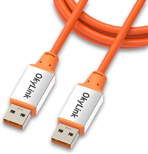 OkyLink USB 3.2 Gen 2 Kabel USB-A auf USB-A, 10Gbps, 1m