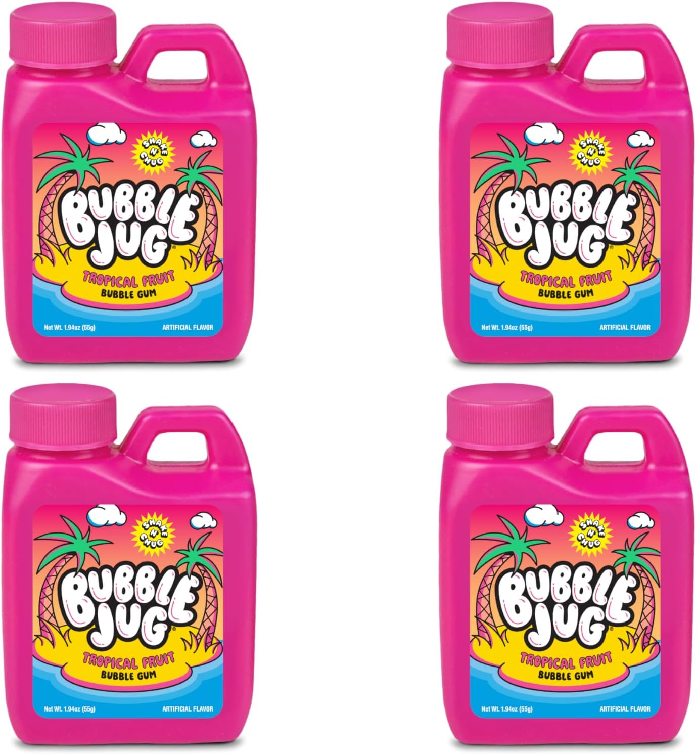 Bubble Jug | Tropical Fruit Bubble Gum | 90s Candy | Shake N' Chug Gum | Brought To You By Iconic Candy (4)
