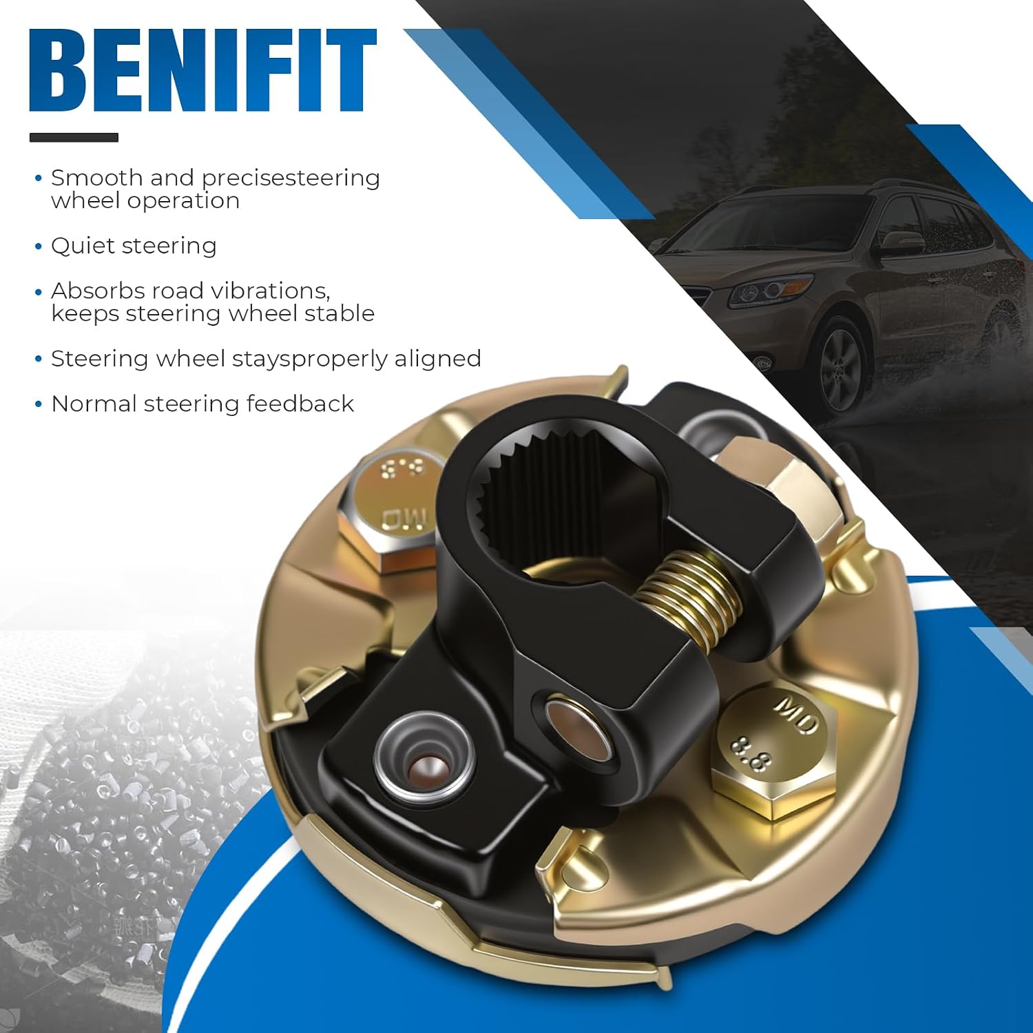 205 Steering Coupling Adaptation 3/4" 26 Spline Lnput Shaft with 2-3/4" OD. 205 Coupling Assembly Compatible with Chevy Chevrolet GMC Pontiac Buick Cadillac Dodge Isuzu Oldsmobile