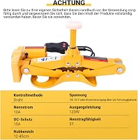 CarBole 3T Elektromos Ollós Emelő - 12V Távirányítós Autóemelő SUV, MPV Járművekhez, 12-45 cm Emelési Magasság, Sárga

AI: CarBole 3T Elektr 3