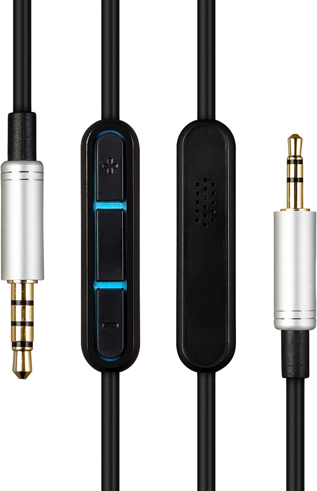 Cordable Replacement Audio Cable Compatible with AKG Heaphones – Suitable for Y45BT Y50 Y40 Y55 k490 NC K545 Headphones w/Remote Volume Control & Microphone for iOS