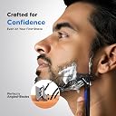 LetsShave Pro 2 Plus Disposable Razor for Men - Pack of 15 + Shave Foam | Twin Stainless Steel Blade Disposable Razor with Pivoting Head | Made in South Korea | Open Flow Cartridge with Safety Cap gallery image