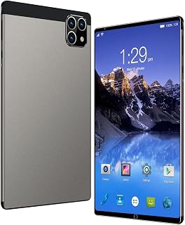 Tablet Android 8,0 polegadas, Dual Sim Android 9.1 Phablet Tablet com câmera, 1GB Ram+16GB Disco, WiFi, Bluetooth, GPS, HD Touchscreen (Cinza)