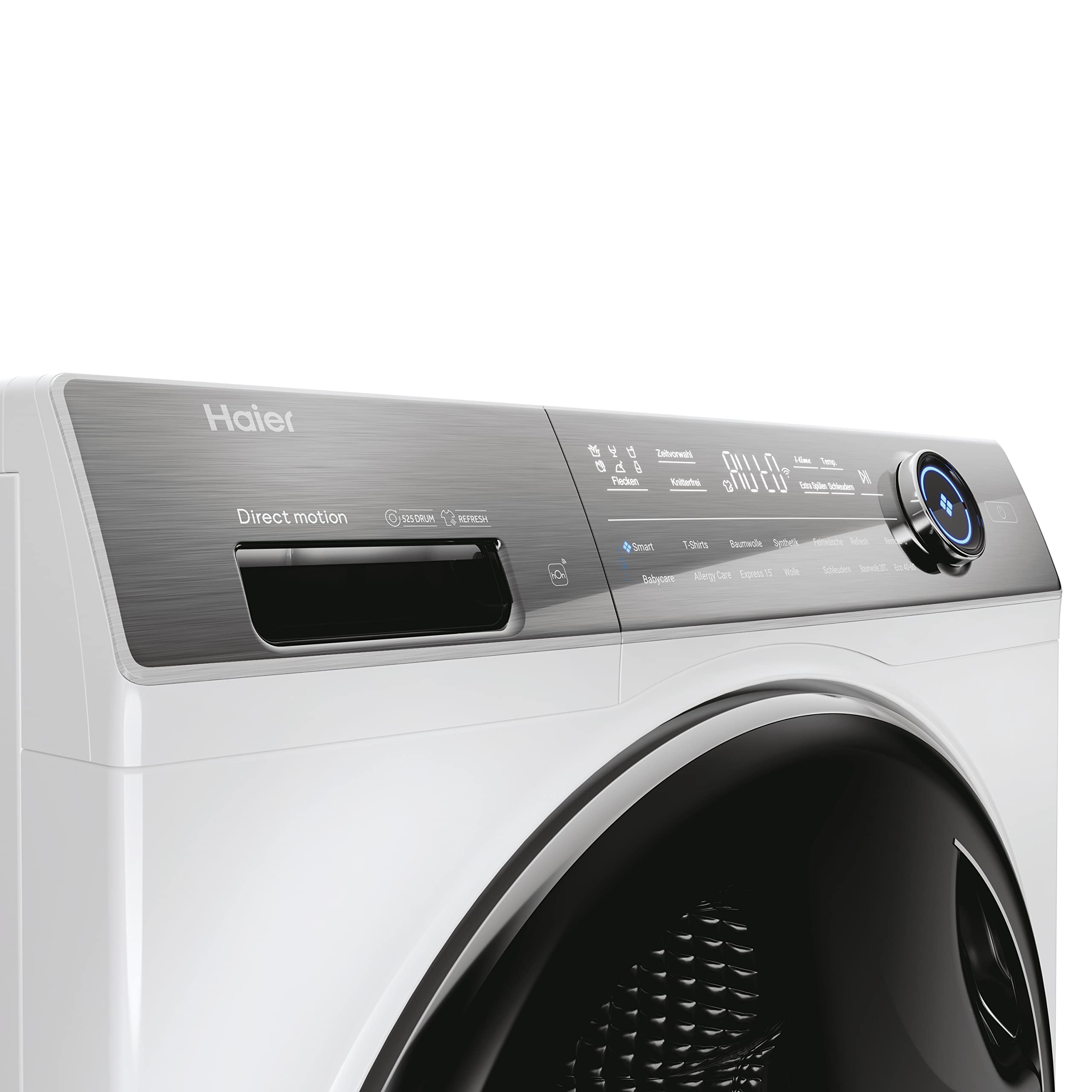 Haier SÉRIE I-PRO 7 PLUS HW120-B14979EU1 Lave-linge / 12 kg / 20% plus efficace que la classe A/Smart Home - Wi-Fi & application hOn/Moteur Direct Motion/Programme Refresh & options de traitement des