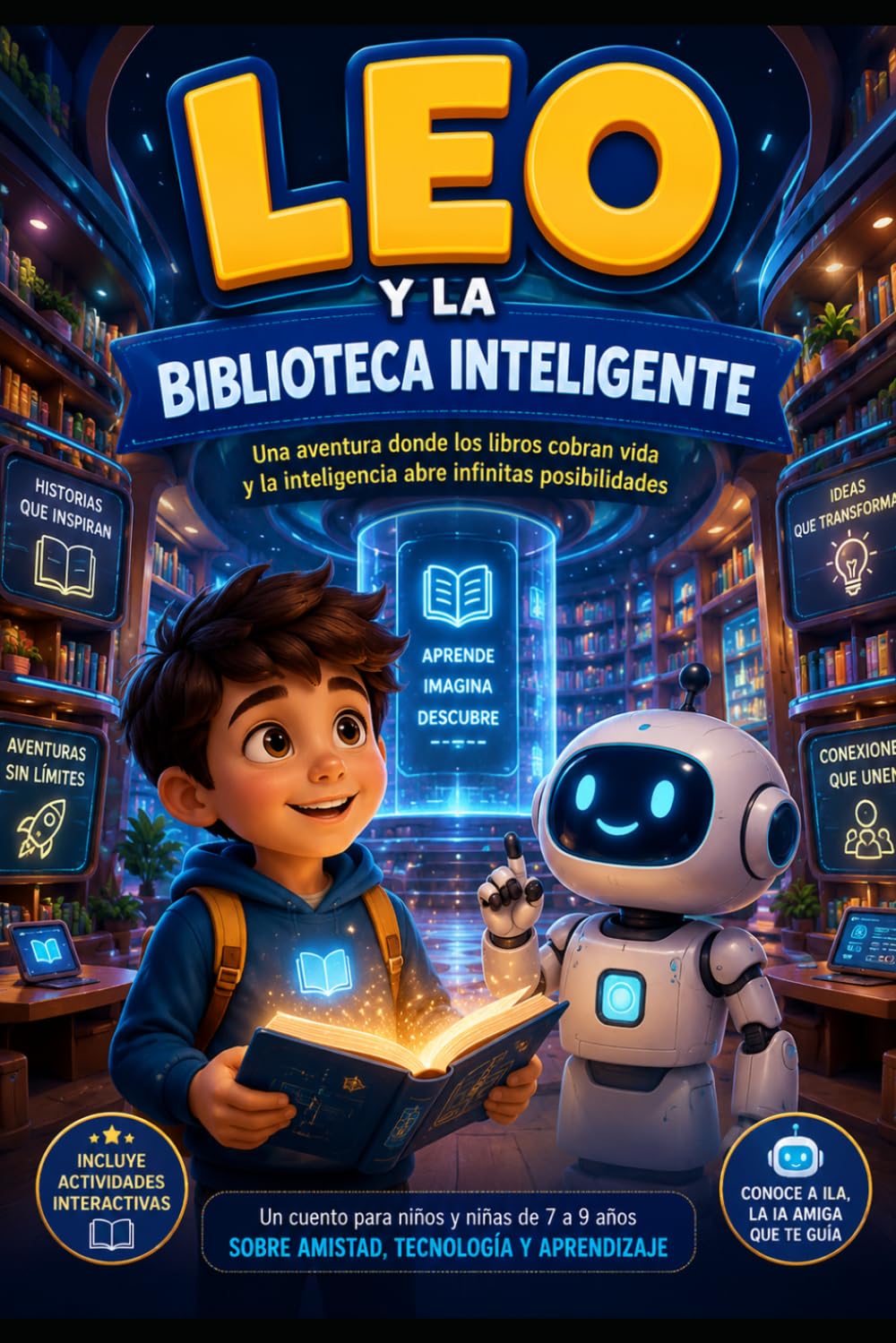 Leo y la biblioteca inteligente (La escuela inteligente: Aprende con Lumi)