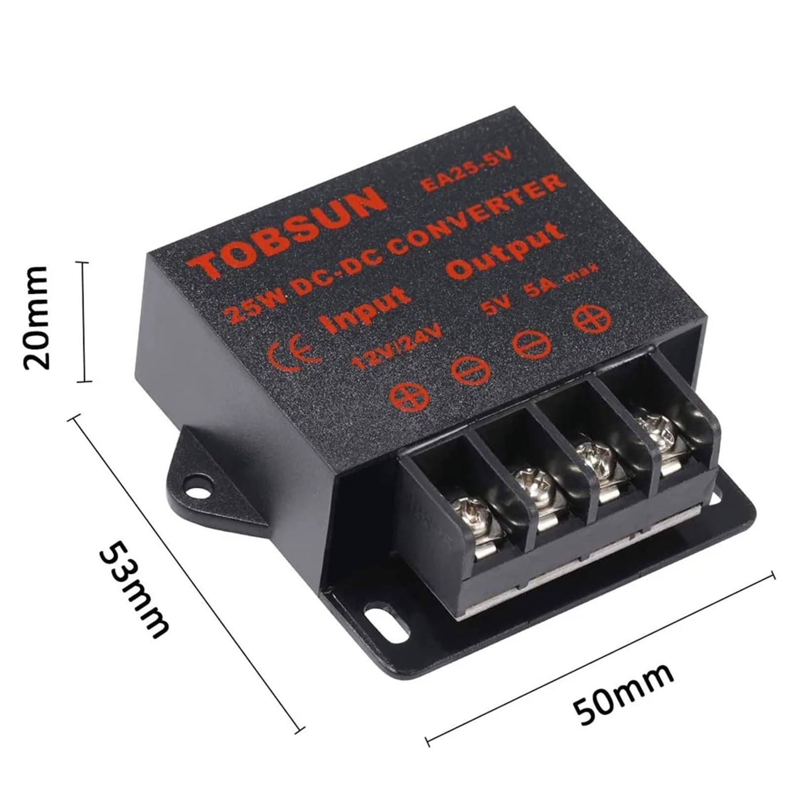 Régulateur de tension CC 12 V 24 V vers DC 5 V 3 A 5 A 10 A 15 A Convertisseur réducteur de puissance Mini module (5 A)
