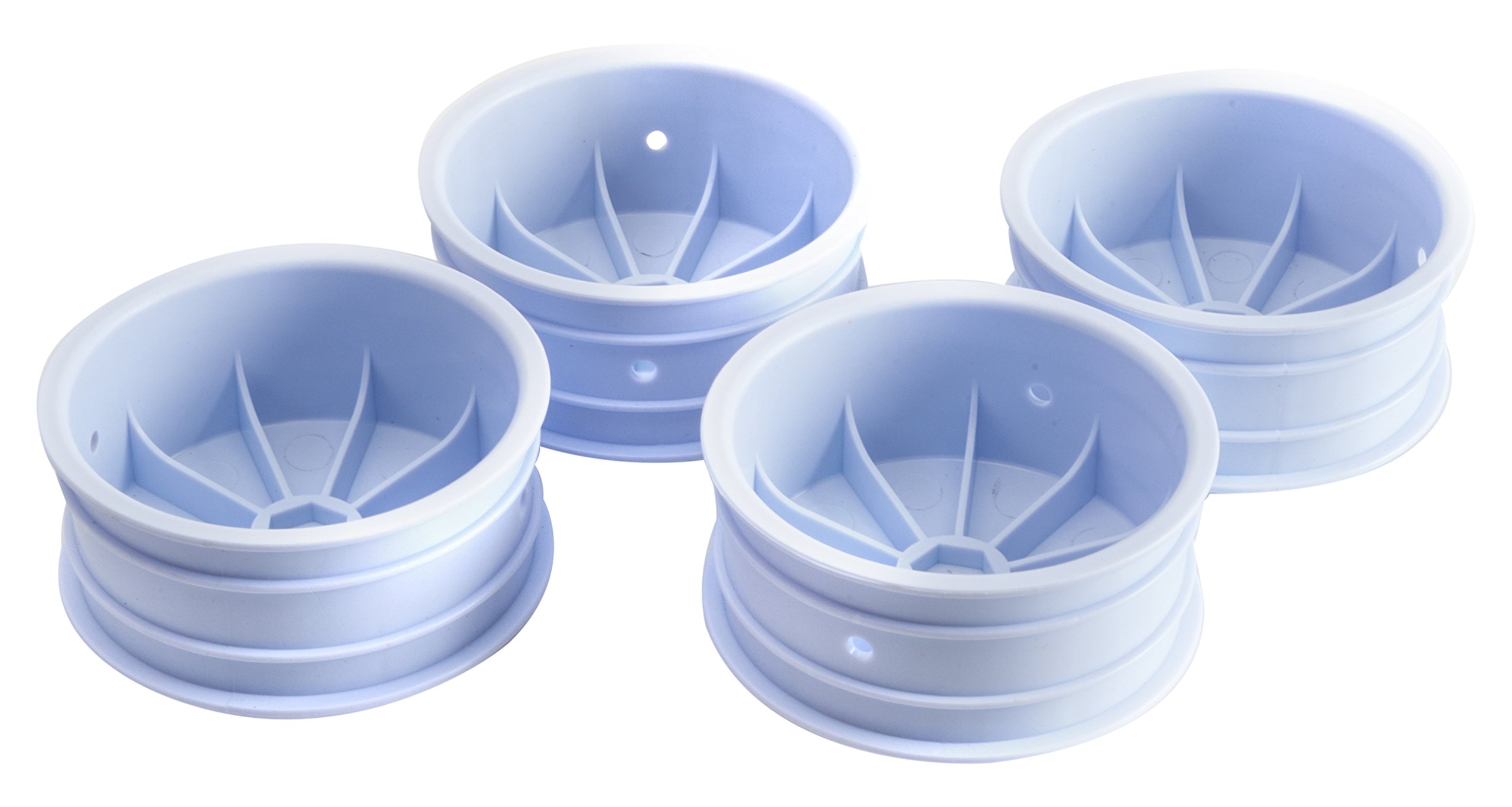 J Concepts 3349W Mono - B44.1 - Front Wheel (White) - 4Pc