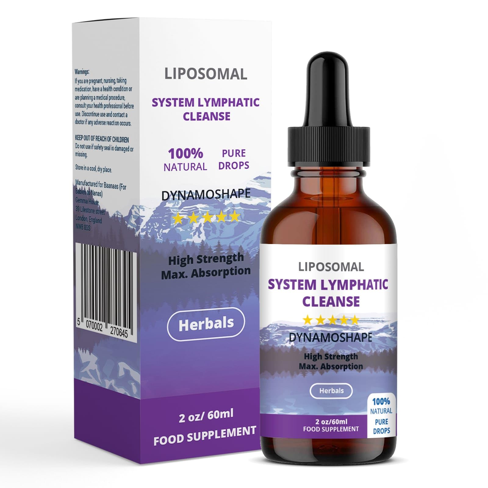 Lymphatic Drainage Drops | Lymphatic Drainage | Organic Lymphatic Drainage for Immune Support | Lymphatic Support Supplement | Vegan | Non-GMO | Gluten Free | 1 Fl Oz…