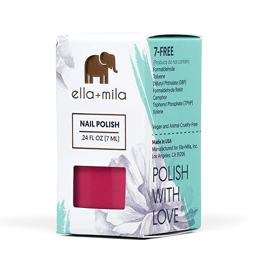 Miniatura 44 de ella+mila Esmalte de uñas profesional – Secado rápido – Esmalte de uñas de larga duración y resistente a las astillas