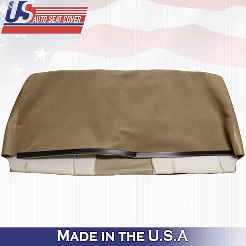 Miniatura 3 de U.S.AutoSeatCover 2000 para Ford F450 F550 Lariat - Fundas de asiento de cuero para asiento superior e inferior, color marrón