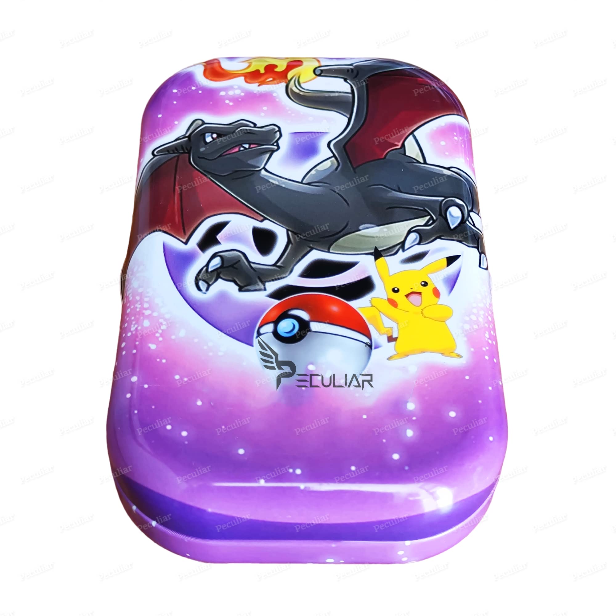 PECULIAR Capsule Shape PM Scarlet & Violet with 22+ Cards and 3 Booster Pack, Totally Surprising Sealed Pack Cards Game with V, Vmax, Gx, Ex Cards in Attractive Capsule Shape Box for All