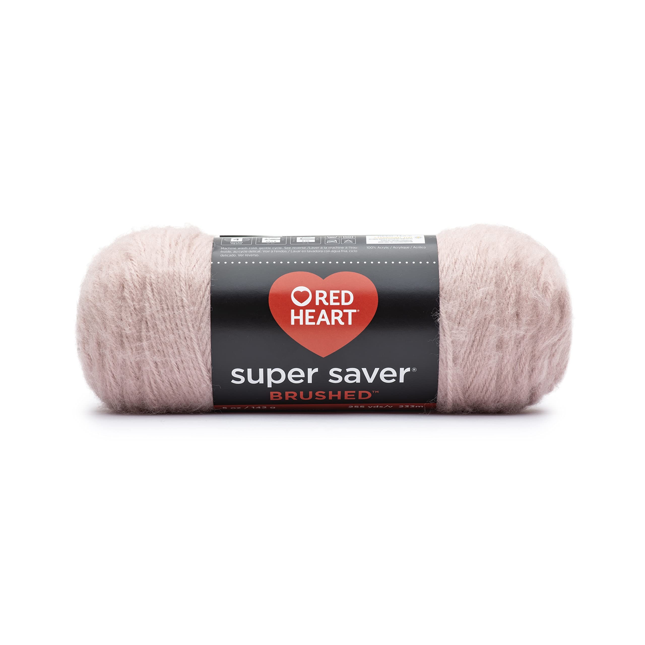 Red HeartSuper Saver Brushed Yarn-Dusty Pink