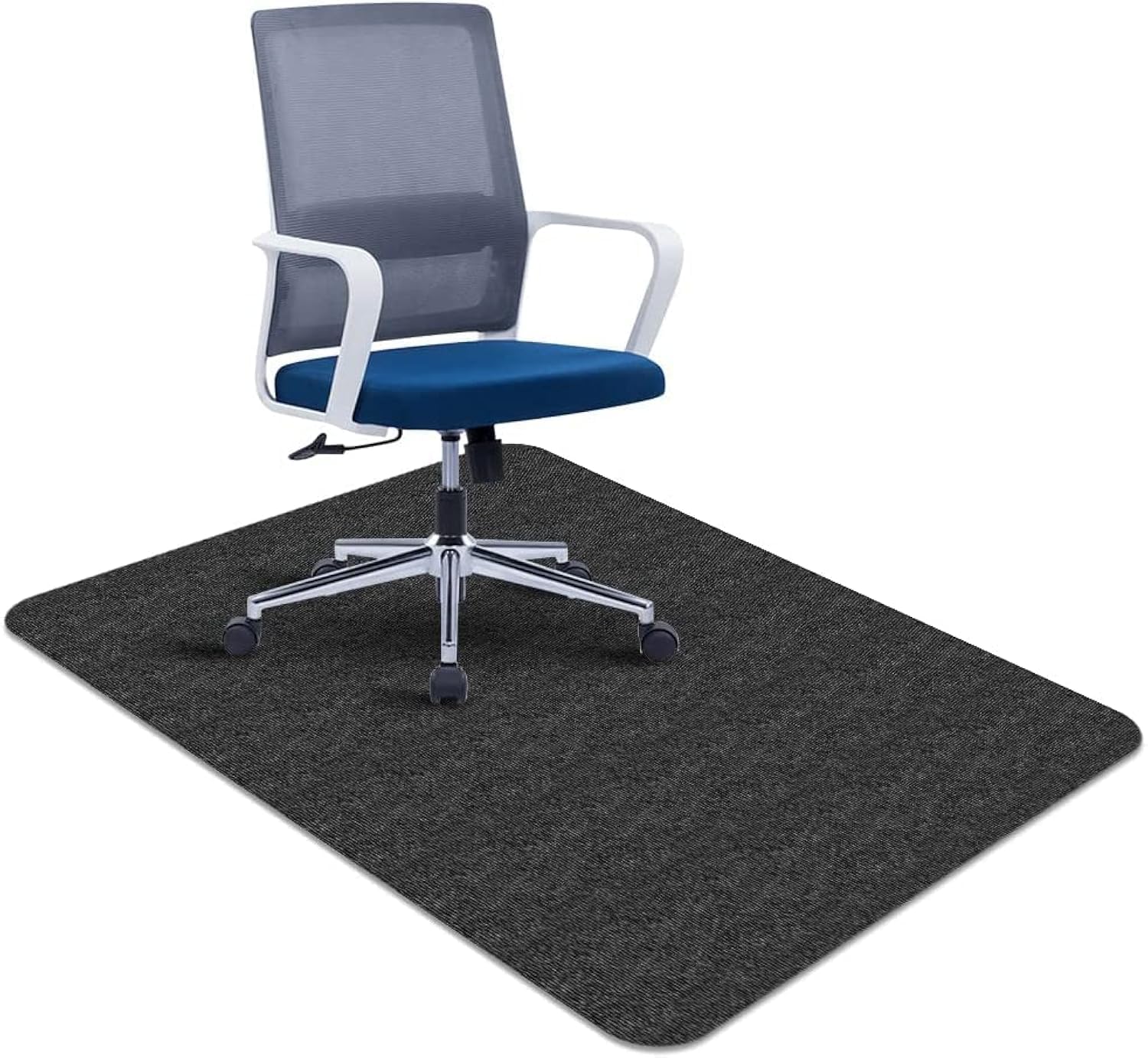 Alfombrilla para silla de oficina (negro, 90 x 120 cm)